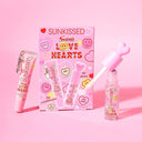 Sunkissed x Love Hearts | Cherry | Lip Gloss & Lip Conditioner Duo Gift Set | Sweet Hydrating Lip Care | SU32484