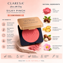 CLARESA | Care All Day | Silky Pinch Powder Blush 2g | Lumi Peach 03 | Peachy Radiant Glow | CL36539
