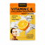 Haokali | Vitamin C & Collagen | Μάσκα Προσώπου (Face Mask) 1 Τεμάχιο | Λάμψη & Βαθιά Ενυδάτωση | HAVCCFM