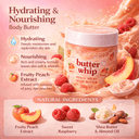 Sunkissed | Peach Melba | Butter Whip Body Butter 200g | Deep Hydration & Silky Soft Skin | SU32504