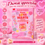 Sunkissed | Love Hearts | Σετ 4 Τεμαχίων Whipped Treats | Κρέμα Χεριών 60ml + Soap & Scrub 250g + Shower Whip 250ml + Headband | Vegan | SU32485