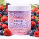 Sunkissed | Soap & Scrub Whipped Body Cleanser | Berry Burst 250g | SU32064