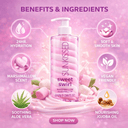 Sunkissed | Sweet Swirl Marshmallow Body Lotion | Hydrating & Vegan Formula 300ml | SU32146