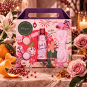 The Kind Edit Co. | Utopia | Pink Peppercorn | Σετ Μπάνιου με Fluffy Headband – Bath & Shower Gel 200ml & 2 x 50g Bath Fizzers | Vegan & PETA-Approved | SU32536