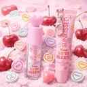 Sunkissed x Love Hearts | Cherry | Lip Gloss & Lip Conditioner Duo Gift Set | Sweet Hydrating Lip Care | SU32484