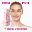 Sunkissed x Love Hearts | Lemon Sherbet Shower Foam 250ml | Whipped Cleansing Shower Mousse | SU32478