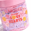 Sunkissed x Love Hearts | Blackcurrant | Soap & Scrub Whipped Body Cleanser 250g | Gently Exfoliating Sweet Cleanse | SU32483
