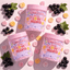 Sunkissed x Love Hearts | Blackcurrant | Soap & Scrub Whipped Body Cleanser 250g | Gently Exfoliating Sweet Cleanse | SU32483