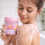Sunkissed x Love Hearts | Blackcurrant | Soap & Scrub Whipped Body Cleanser 250g | Gently Exfoliating Sweet Cleanse | SU32483