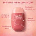 Sunkissed | Glow Fusion Blush Bronzer | Dewy-Matte Finish (30ml) | SU32259